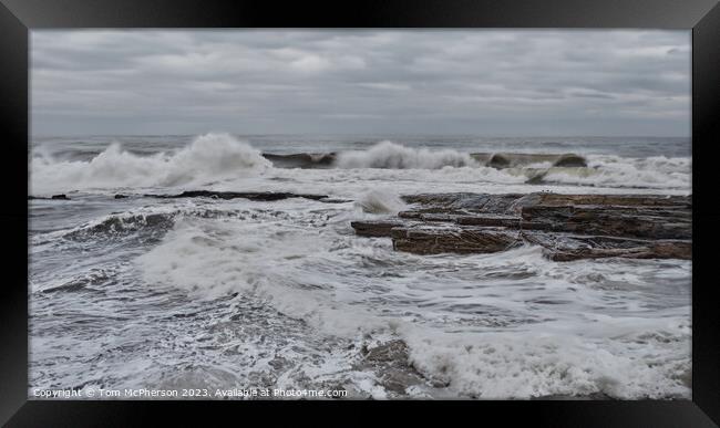 Moray Coast Seascape Framed Print by Tom McPherson