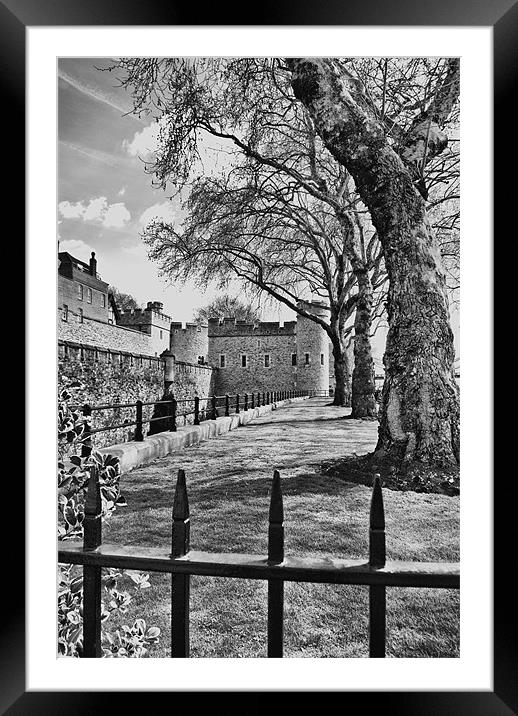 The Tower of London Framed Mounted Print by Karen Martin