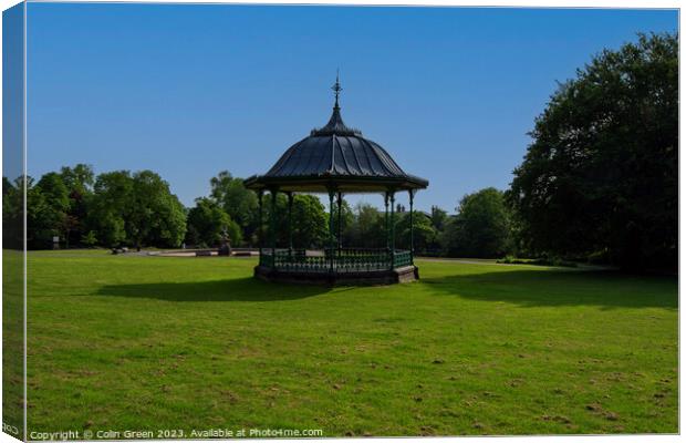 The Bandstand Canvas Print by Colin Green