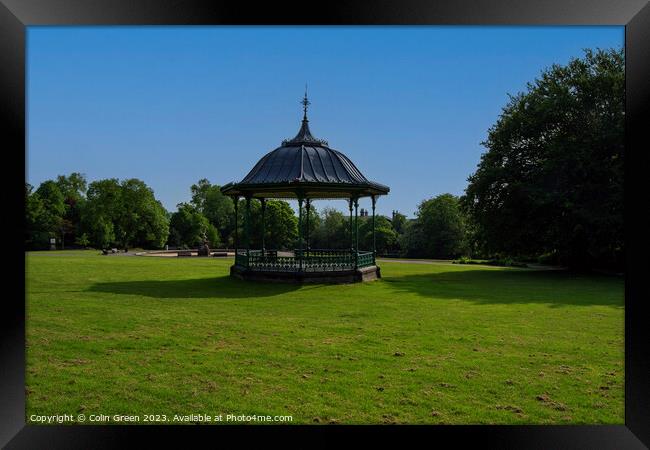 The Bandstand Framed Print by Colin Green