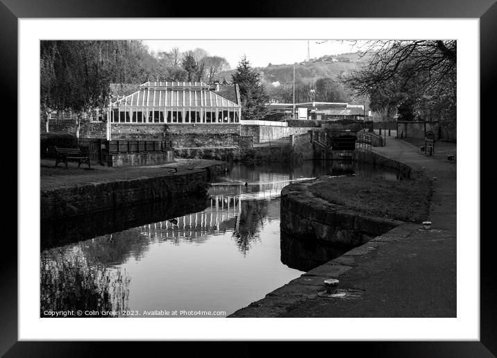 Halifax Branch Canal End Framed Mounted Print by Colin Green