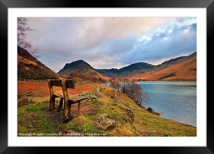 Buttermere Views Framed Mounted Print by Jason Connolly
