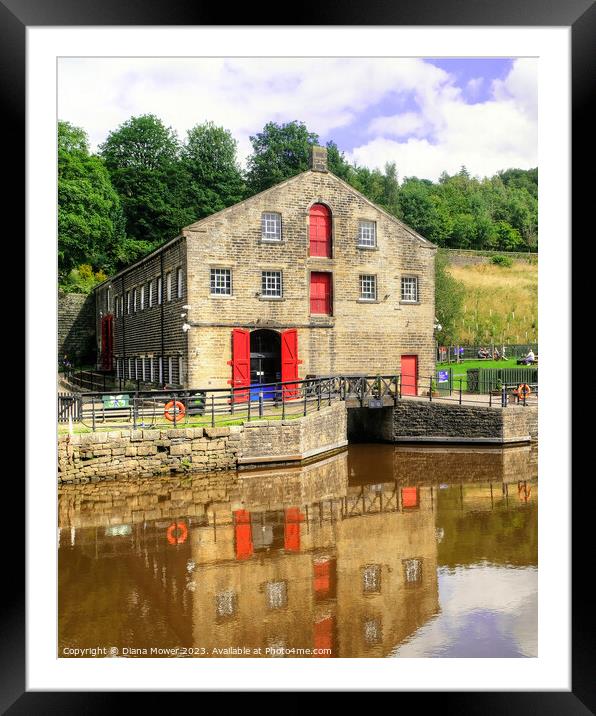 Standedge Visitor Centre Yorkshire Framed Mounted Print by Diana Mower