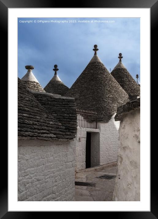 Alberobello Trulli Framed Mounted Print by DiFigiano Photography