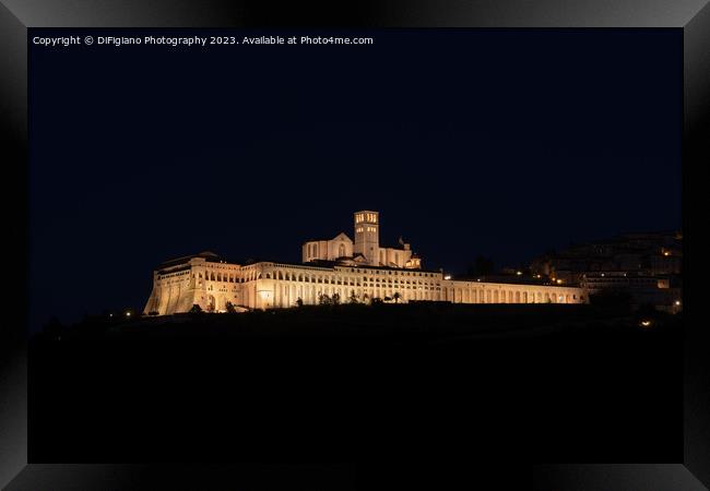 Basilica of San Francesco d'Assisi Framed Print by DiFigiano Photography