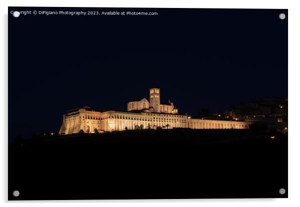 Basilica of San Francesco d'Assisi Acrylic by DiFigiano Photography
