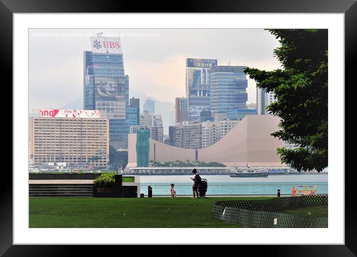 Hong Kong cityscape  Framed Mounted Print by Stan Lihai