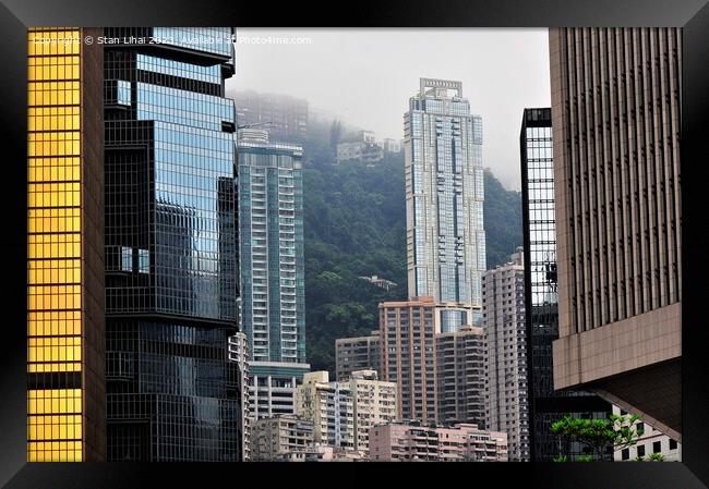 Building in Hong Kong Framed Print by Stan Lihai