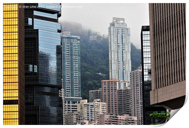 Building in Hong Kong Print by Stan Lihai