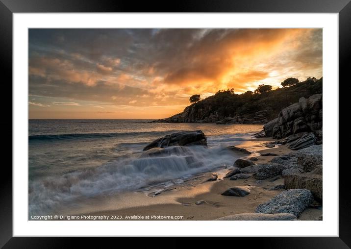 Spiaggia di Cavoli Framed Mounted Print by DiFigiano Photography