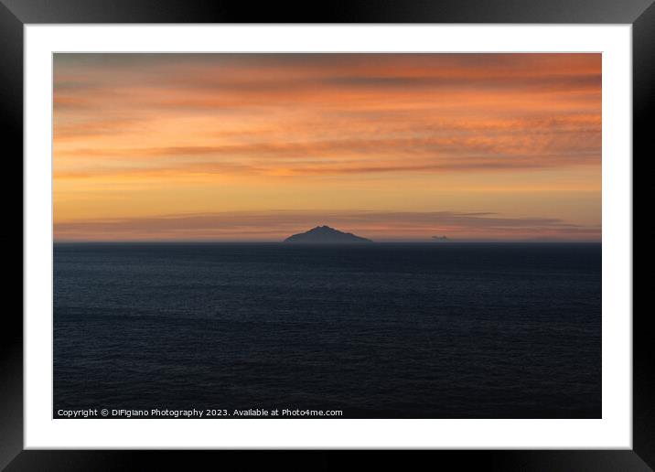 Pianosa Sunrise Framed Mounted Print by DiFigiano Photography