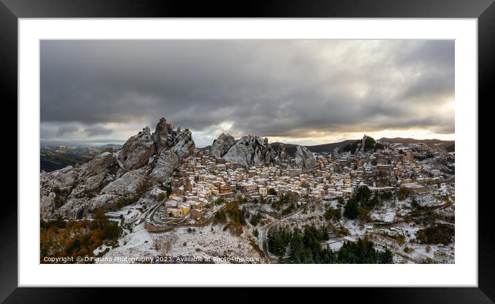 Pietrapertosa Framed Mounted Print by DiFigiano Photography