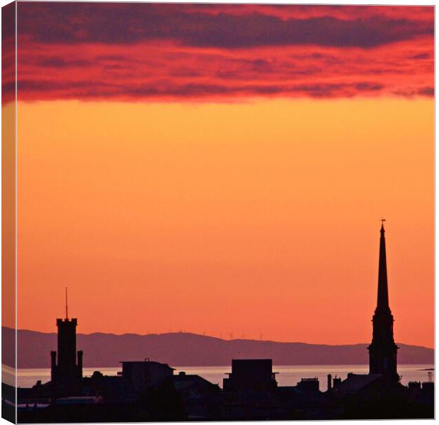 Auld Ayr architecture Canvas Print by Allan Durward Photography
