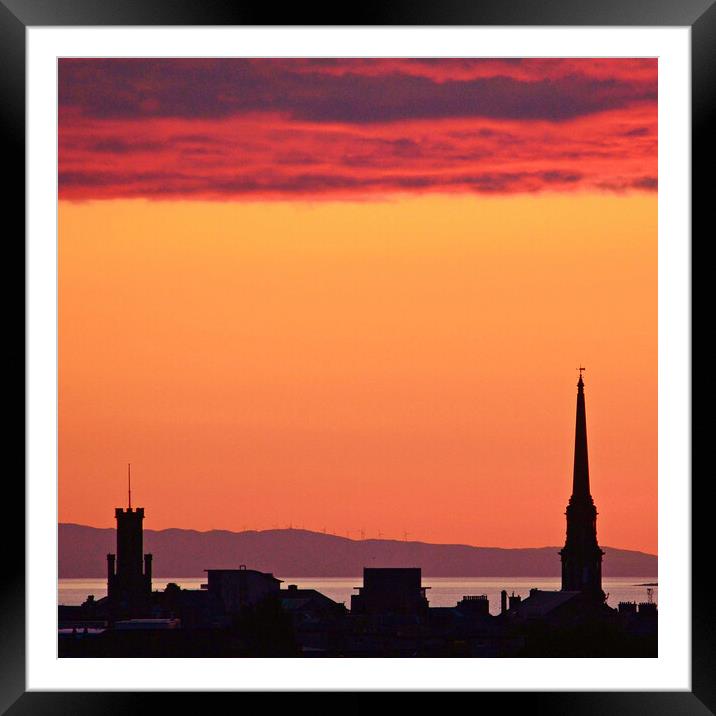 Auld Ayr architecture Framed Mounted Print by Allan Durward Photography