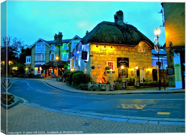 Shanklin, Isle of Wight. Canvas Print by john hill