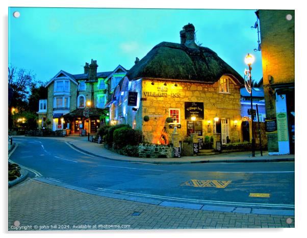 Shanklin, Isle of Wight. Acrylic by john hill