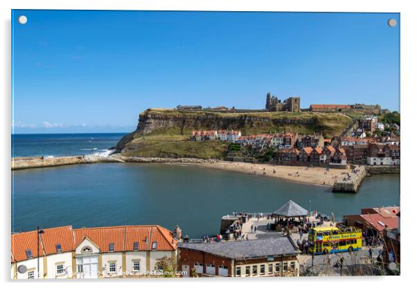 Whitby Acrylic by Colin Green