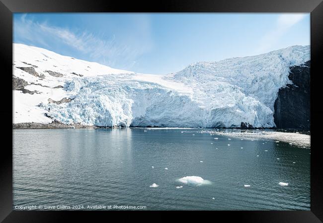 Outdoor Beloit Tidewater Glacier in Blackstone Bay, Prince William Sound, Alaska, USA Framed Print by Dave Collins