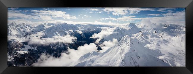 Maloja Mountain pass Malojapass Swiss Alps Framed Print by Sonny Ryse