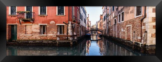 Venezia Venice Canal Italy 2 Framed Print by Sonny Ryse