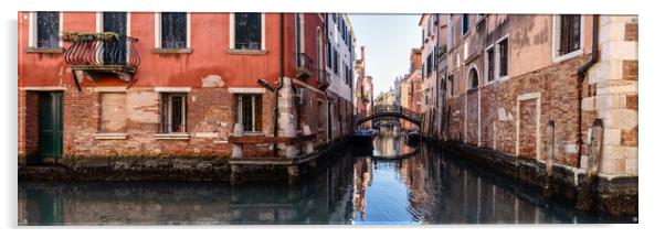 Venezia Venice Canal Italy 2 Acrylic by Sonny Ryse