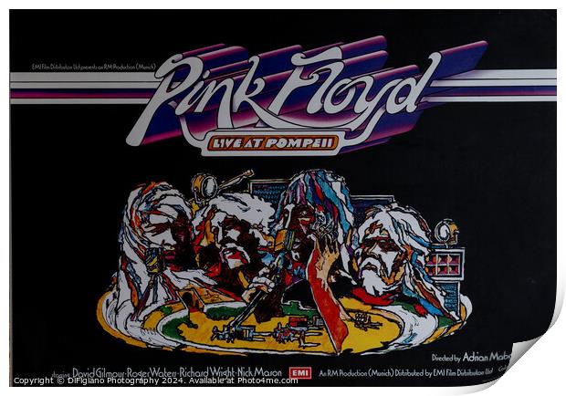 Pink Floyd Live at Pompeii  Print by DiFigiano Photography