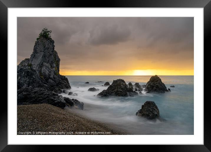 Praia a Mare Framed Mounted Print by DiFigiano Photography
