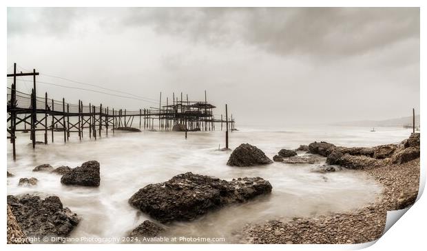 Trabocco Cungarelle Print by DiFigiano Photography
