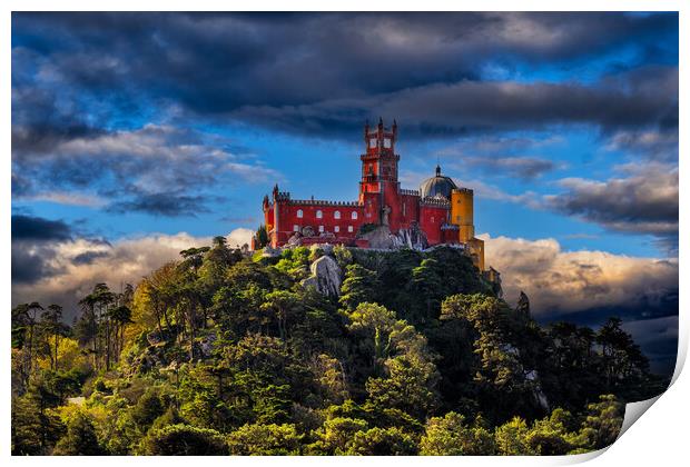 National Palace of Pena in Sintra, Portugal Print by Artur Bogacki