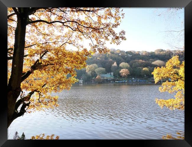 Autumnal day by Rudyard Lake Framed Print by Andrew Heaps