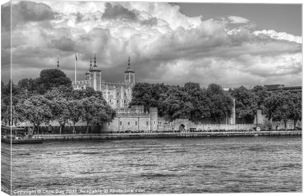 Tower of London Canvas Print by Chris Day
