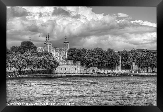 Tower of London Framed Print by Chris Day