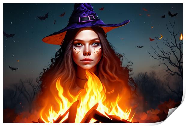 The Witch Print by Steve Purnell