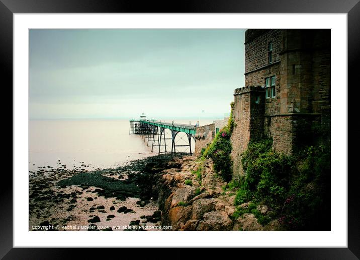 Clevedon Pierscape Framed Mounted Print by RJ Bowler