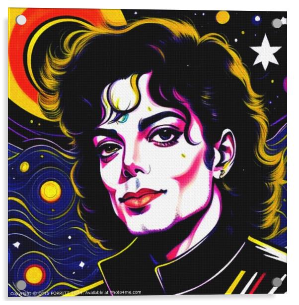 MICHAEL JACKSON  Acrylic by OTIS PORRITT