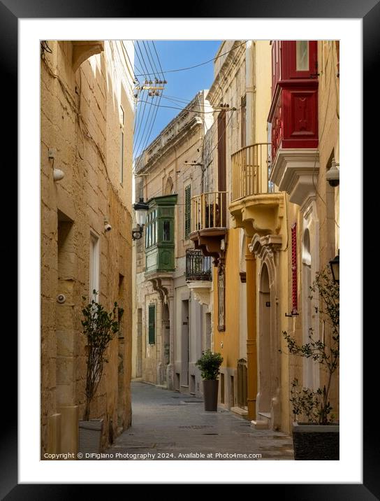 Rabat Downtown Framed Mounted Print by DiFigiano Photography