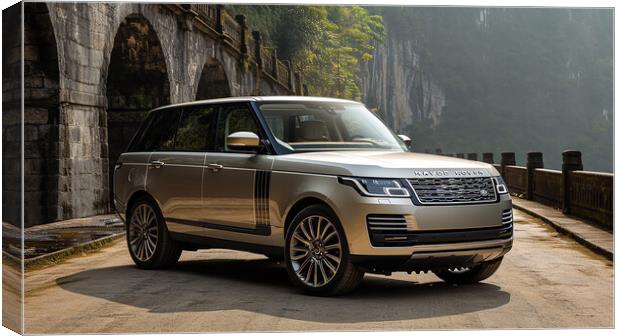 Land Rover Range Rover Canvas Print by Steve Smith
