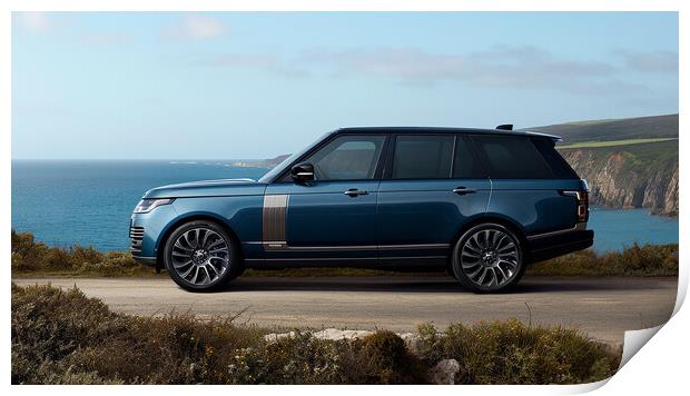 Land Rover Range Rover Print by Steve Smith