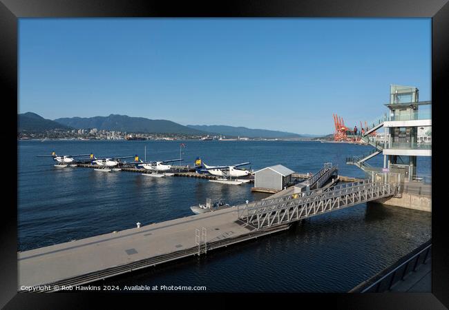 Vancouver Sea planes Framed Print by Rob Hawkins