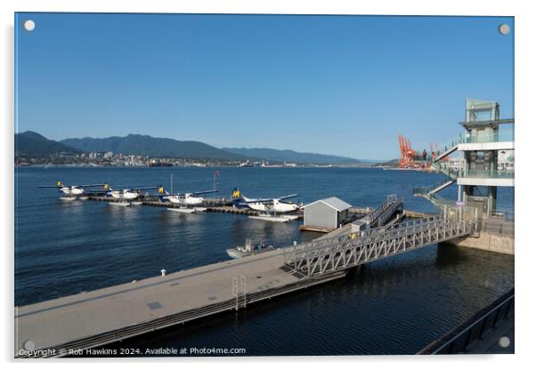 Vancouver Sea planes Acrylic by Rob Hawkins
