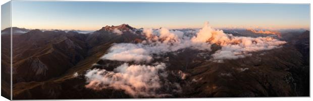 Ecrins National Park Cloud inversion Canvas Print by Sonny Ryse