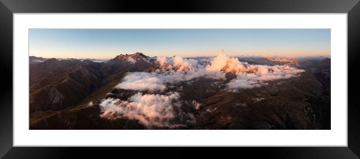 Ecrins National Park Cloud inversion Framed Mounted Print by Sonny Ryse