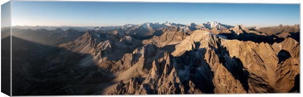 Massif des Cerces aerial French Alps Canvas Print by Sonny Ryse
