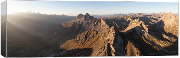 Massif des Cerces Col Du Galibier French Alps Canvas Print by Sonny Ryse