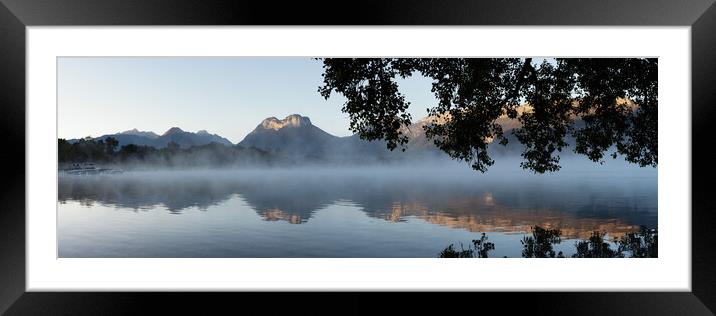 Lac D'Annecy Lake Annecy France Framed Mounted Print by Sonny Ryse