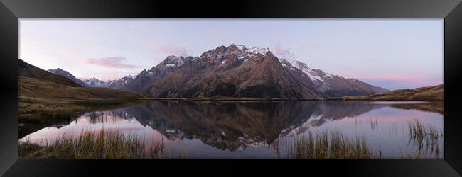 Lac du pontet La Meije Mountain Parc national des Écrins Franc Framed Print by Sonny Ryse