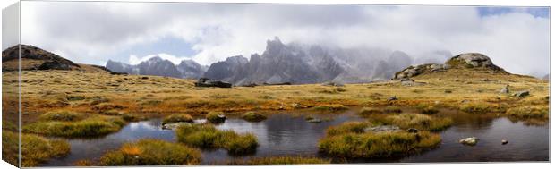 Massif des Cerces Highlands Ponds French Alps Canvas Print by Sonny Ryse