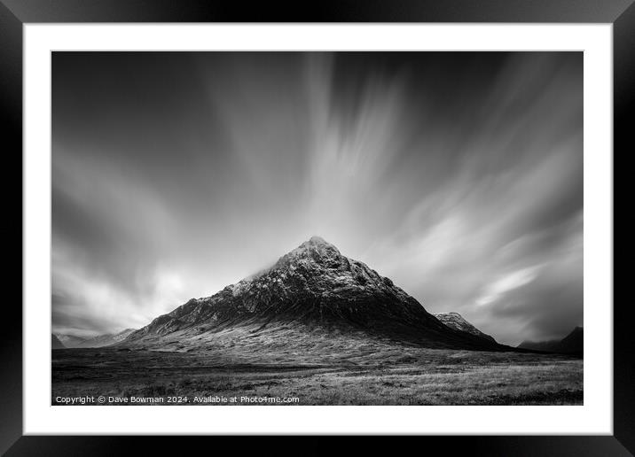 Buachaille Etive Mor I Framed Mounted Print by Dave Bowman