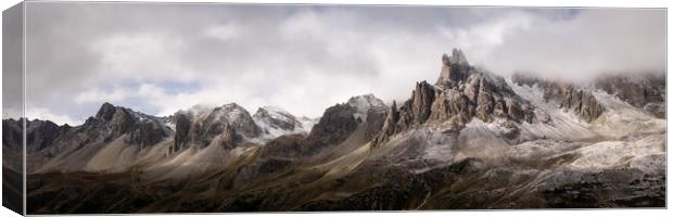 Massif des Cerces Lac French Alps Canvas Print by Sonny Ryse