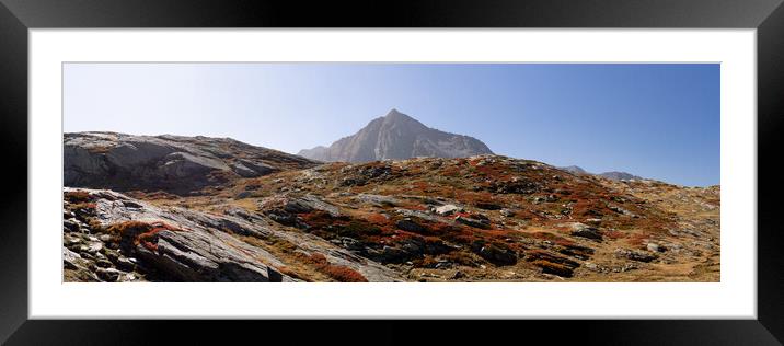 Mont Cenis French Alps Framed Mounted Print by Sonny Ryse